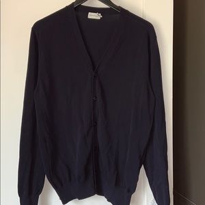 MEN’S Authentic Moncler Navy Cardigan
